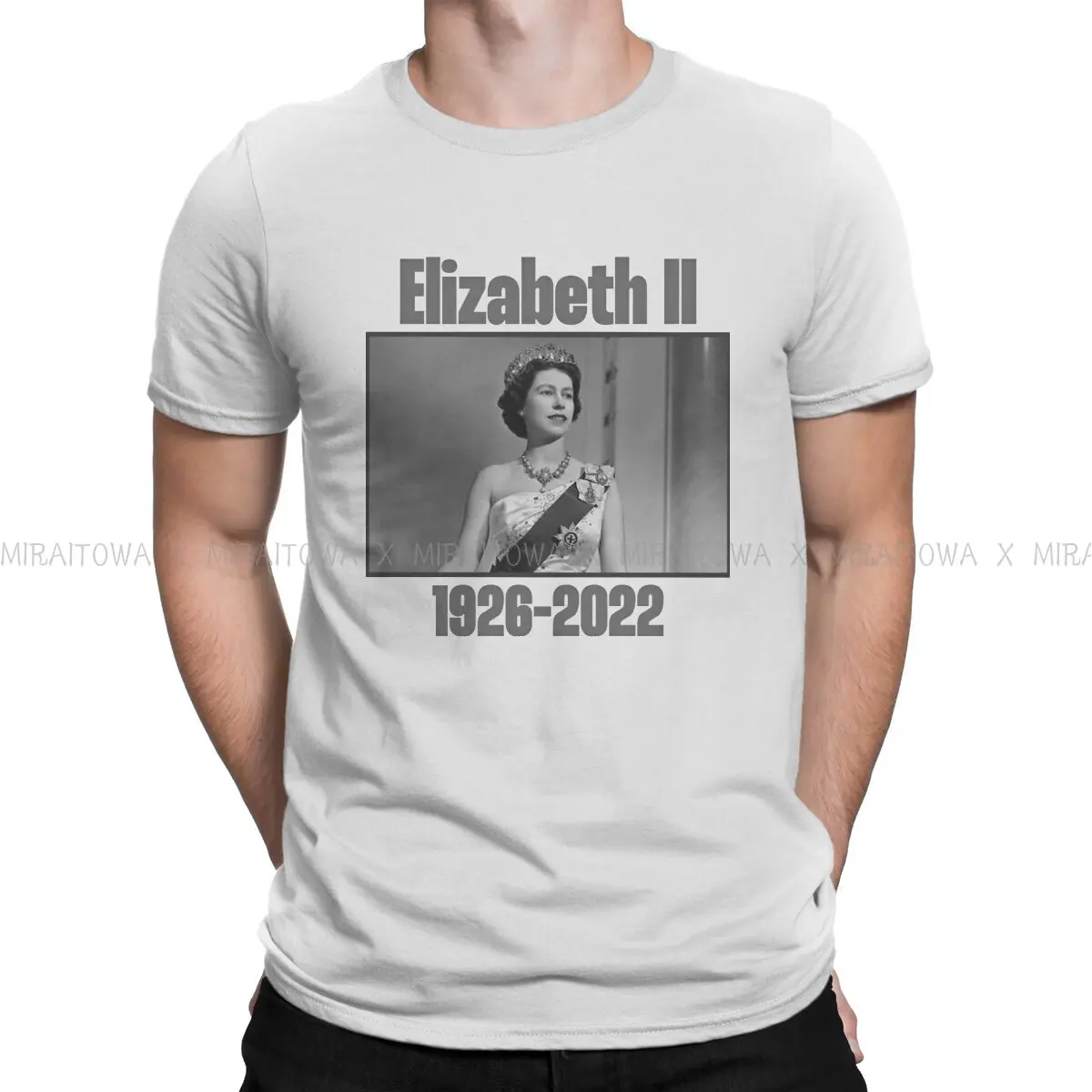 Elizabeth II 1926-2022 T Shirt Fashion Men's Tees Summer Cotton Tops Harajuku Crewneck TShirt