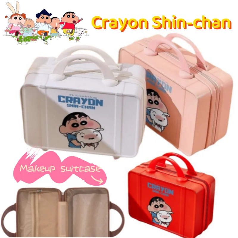 

Crayon Shin-chan Cartoon Cute Carry Cosmetic Case Mini Gift Case Student Small Convenient Luggage Organizer Wonderful Gifts