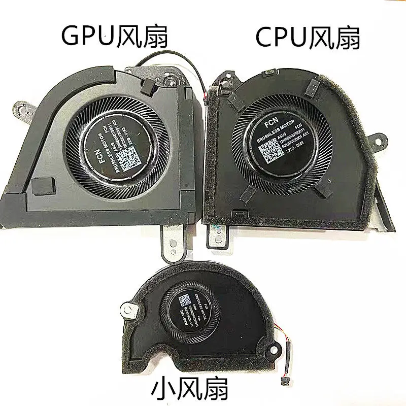 

For ROG Zephyrus M16 2023 GU604VI Laptop CPU GPU Cooling Fan Heatsink Fan Cooler
