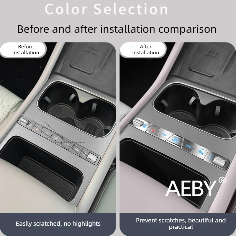 

For BYD ATTO 3 2022-2025 Dashboard Control Panel Stickers,Anti-Scratch Center Console Stickers,interior decoration,Anti-Scratch