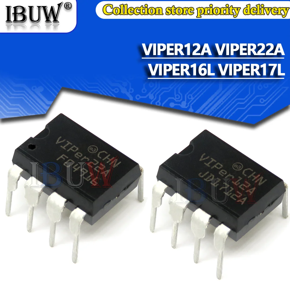 10PCS VIPER12A DIP8 VIPER12 DIP 12A DIP-8 VIPER22A VIPER22 VIPER32 VIPER20A VIPER20 VIPER53 VIPER53A VIPER22ADIP-E VIPER32A