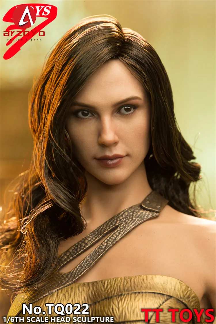 TTTOYS TQ022 1/6 Kobieta-żołnierz Europejska i amerykańska gwiazda Transplantacja włosów Model rzeźby głowy Pasuje do 12-calowego korpusu figurki akcji
