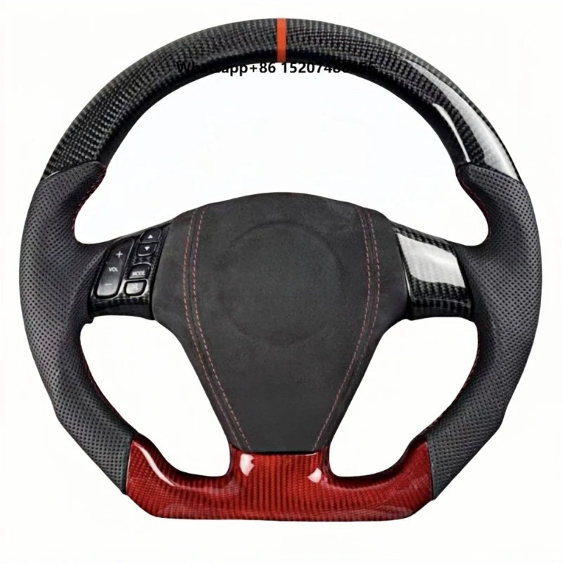 Carbon Fiber Steering Wheel for  RX8 Performance Interior Upgrade Without Airbag