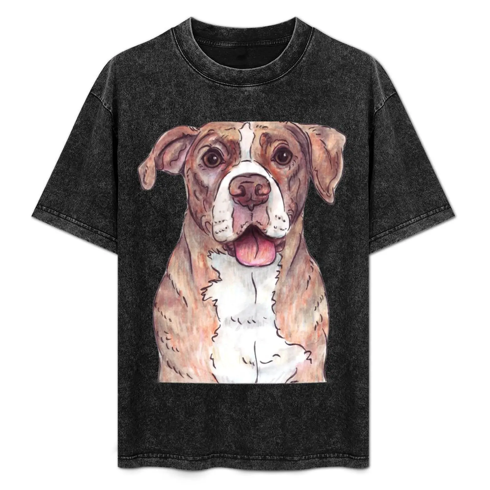 

TYSON doodle T-Shirt Basic Solid Color Short Sleeve T-Shirt