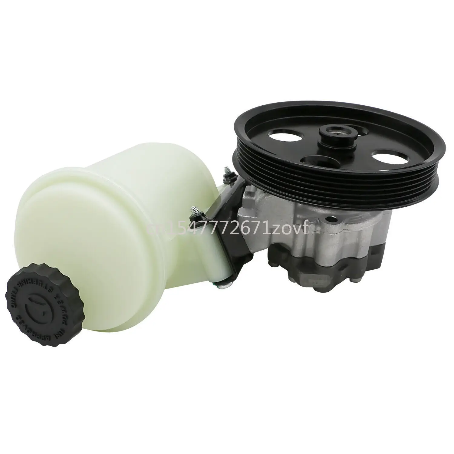 Crossbody Power Steering Pump with Pulley and Reservoir for 09-10 Dodge 1500