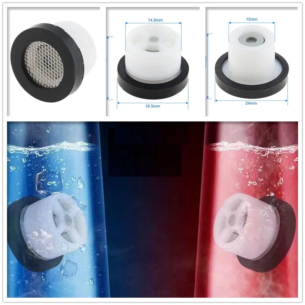 50pcs Check Valve with Stainless Steel Filter Mesh Screens Anti-siphoning Anti-sealing Preventing Water Back-flow Plumbing Setup