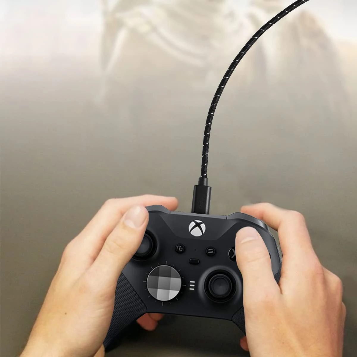For Xbox Elite Series S, Xbox Series X, PS 5 Controlle, Xbox Elite Wireless Controller Series 2, Nintendo Switch USB Type C Nylo