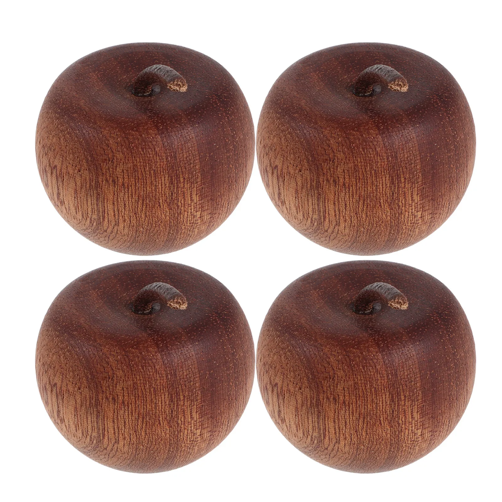 

4Pcs Hand Finished Wooden Scent Diffuser Fruit Inspired Aromatherapy Ornament Passive Essential Oil Diffuser for Home Office