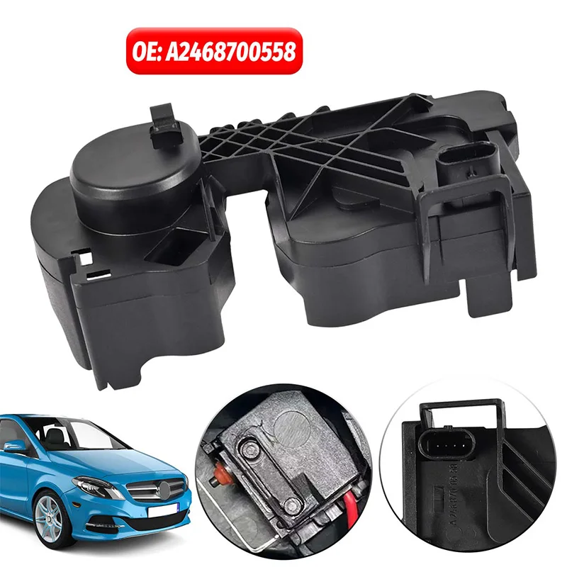 A2468700558 Bonnet Release Engine Hook Lock Switch Black For Benz W242 W176 C117 X117 X156 W447