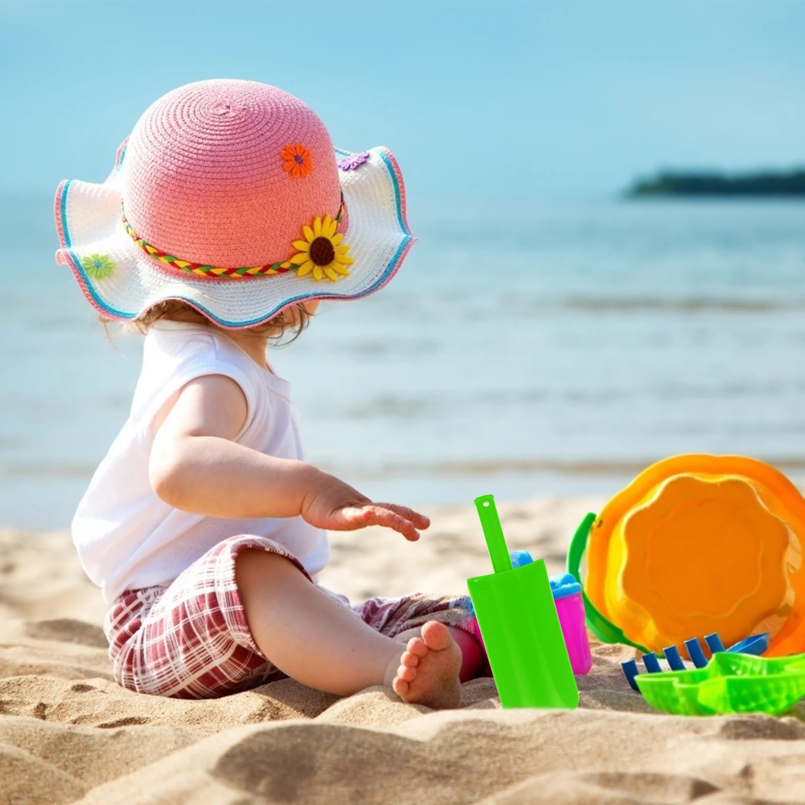 4 Uds. De palas de arena de juguete de playa para niños, juguetes de dragado, juguetes, equipo educativo de plástico