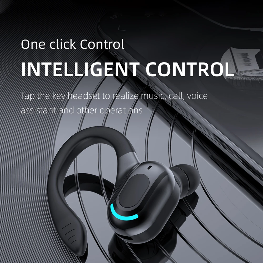 Auriculares F8 compatibles con Bluetooth 5,2, auriculares inalámbricos manos libres con Control de ruido, Audio estéreo con micrófono