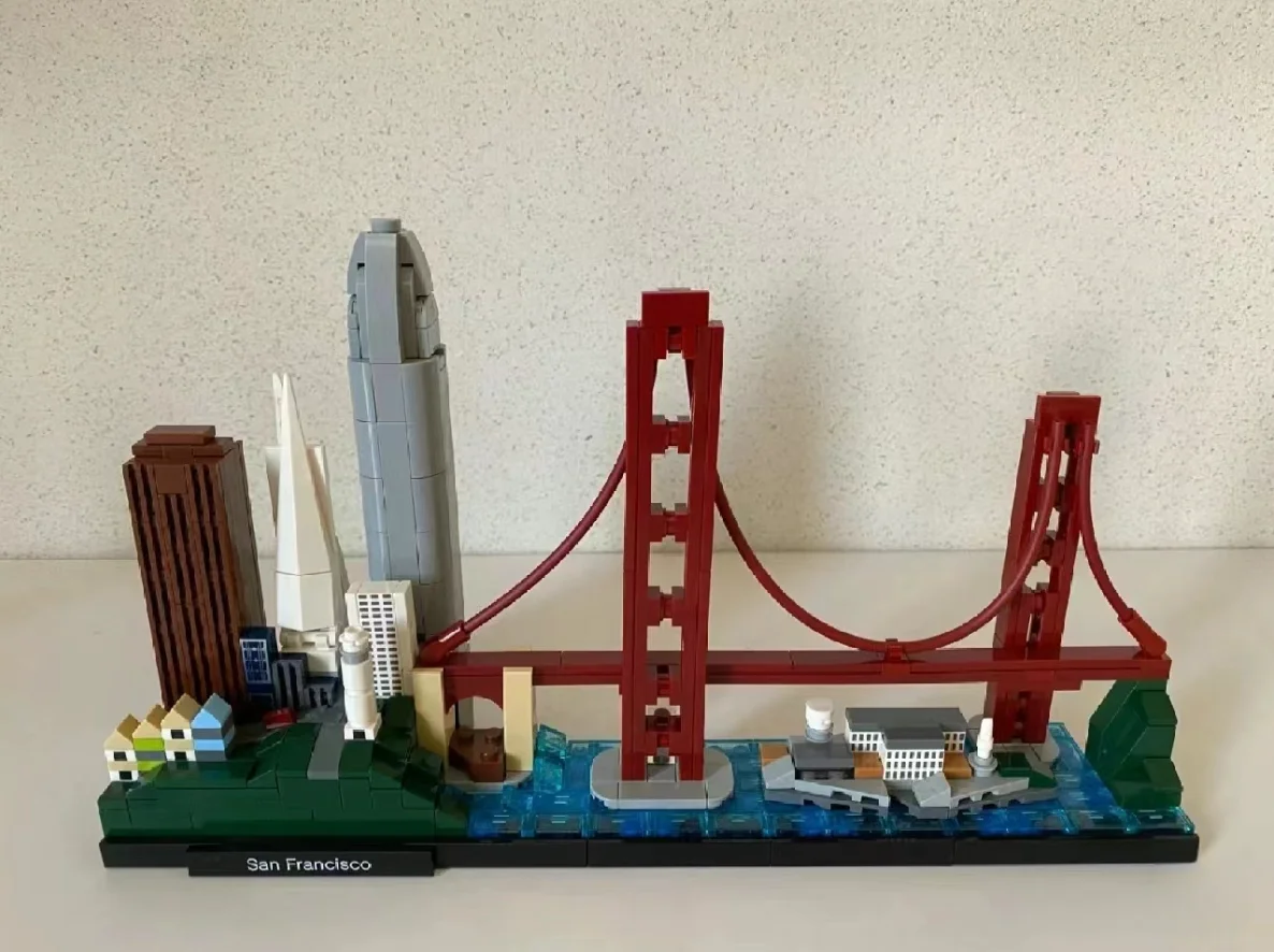 MOC DIY 21043 San Francisco City Building Block Model Suitable for Children\'s Toys Christmas Gifts