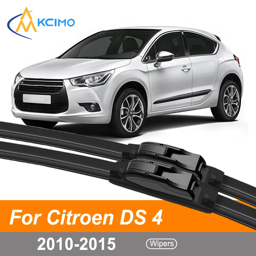 

Front Wiper Blades For Citroen DS 4 2010-2015 Set of 2 All-Season Beam Blades Streak-Free Quiet Windshield Wipers Easy Install
