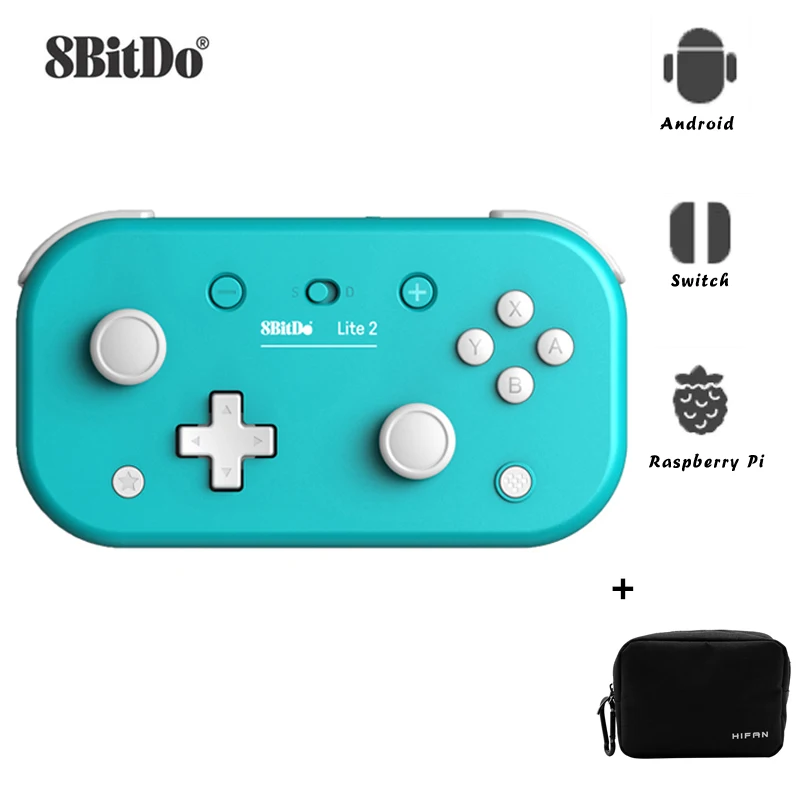8BitDo Lite 2 Bluetooth Gamepad Game Controller Trillingen Draadloze joystick voor Nintendo Switch Apple Android Raspberry Pi