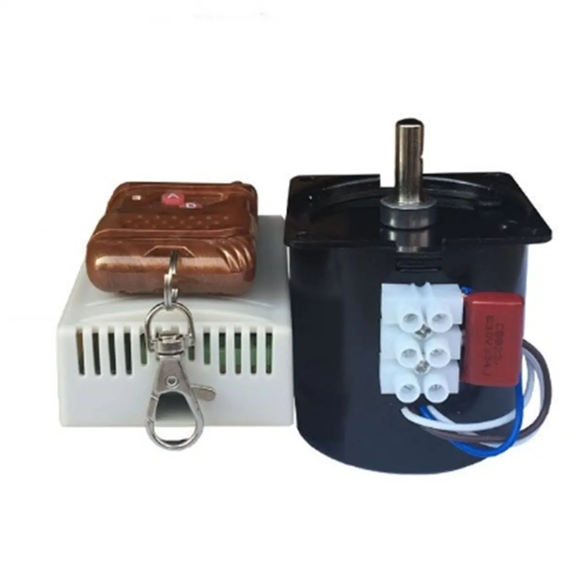 RECOMENDAR】High Torque AC Motor 220V Permanent Magnetic Synchronism Motor Center Shaft 7mm 10rpm with Wireless Remote Control