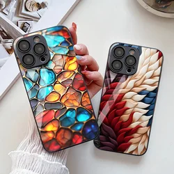 Tempered Glass Case For Samsung Galaxy S24 Ultra S23 S22 Plus S21 S20 FE Cover A54 A53 A52 5G A33 A34 A32 A13 A14 A51 A25 A12