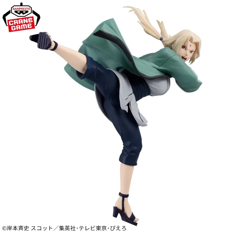 Banpresto-figura de Colosseum Naruto Shippuden Tsunade, modelo de colección de Anime Original, regalos de Navidad, 14cm