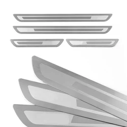 3D Etching 304 Stainless Steel Door Sill Plate Scuff Plate For VW GOLF 6 7 7.5 8 GTI Passat Polo Touran R-line Jettat T-roc