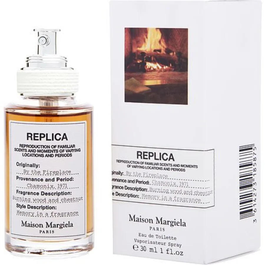 

REPLICA BY THE FIREPLACE by Maison Margiela EDT REFILLABLE SPRAY 1 OZ
