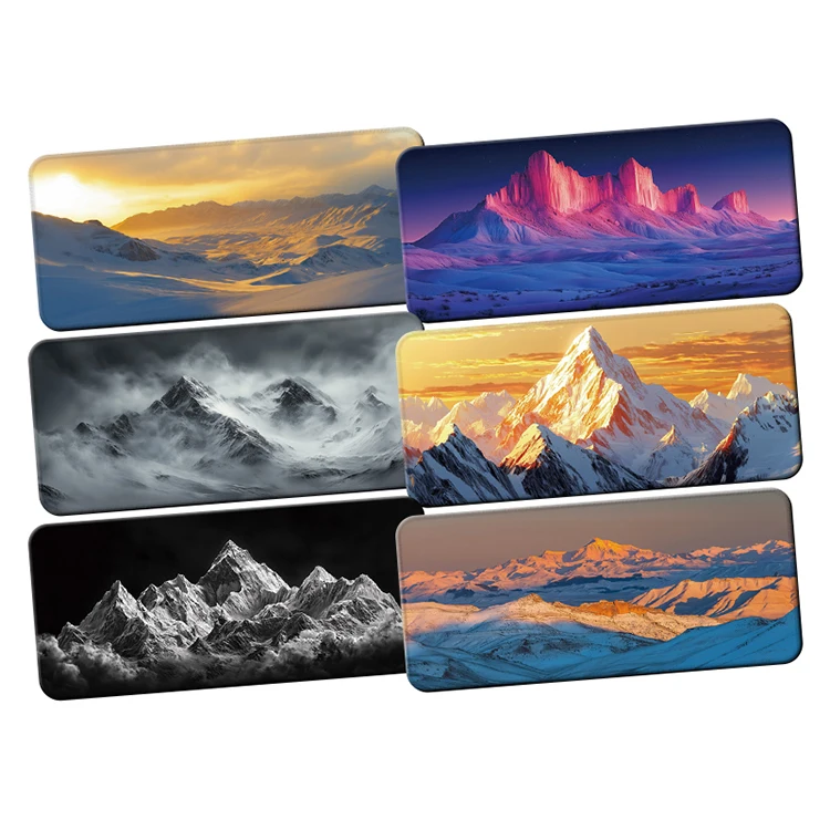 Custom 2mm Thick Rectangular Gaming Mouse Pad High‑Quality Logo Sublimation Print Comfort Office Desk Mouse Mat