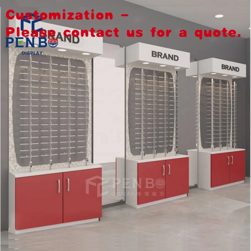

custom.Wall Mounted Sunglasses Display Rack Customized Modern Sunglasses Showcase Stands Optical Stores and Shoppi