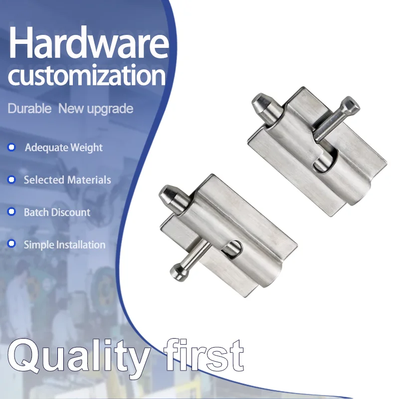 

304 Stainless Steel Brushed Spring Door Bolt And Latch Suitable For Industrial Equipment Electrical Box And Cabinet Doors