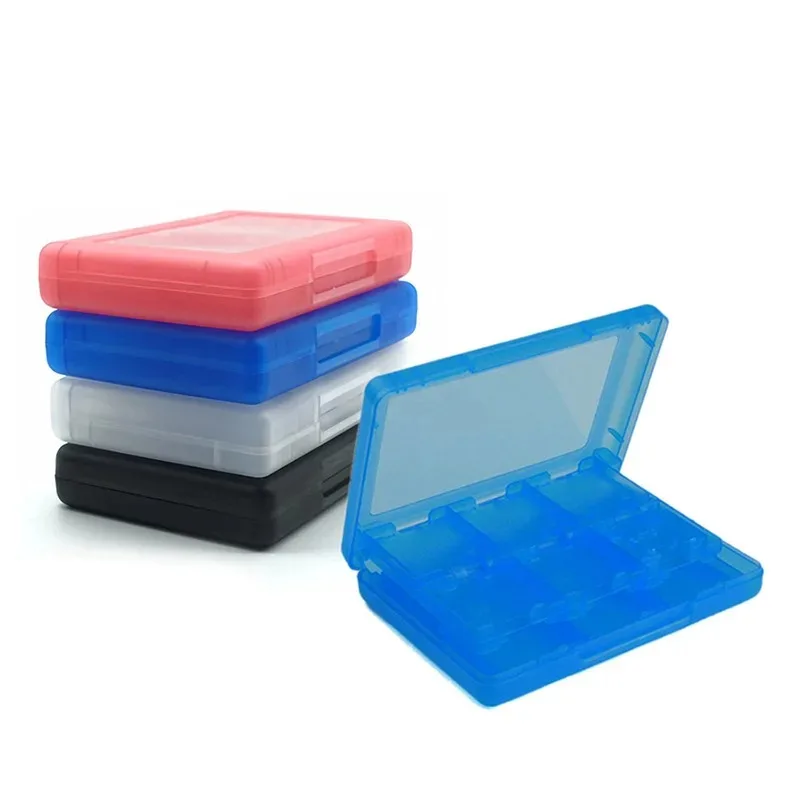 28-in-1 Spielkarten-Etui für Nintendo New 3DS DSi XL LL DS Lite Tragbare Schutzhülle für Spielmodule Aufbewahrungsbox