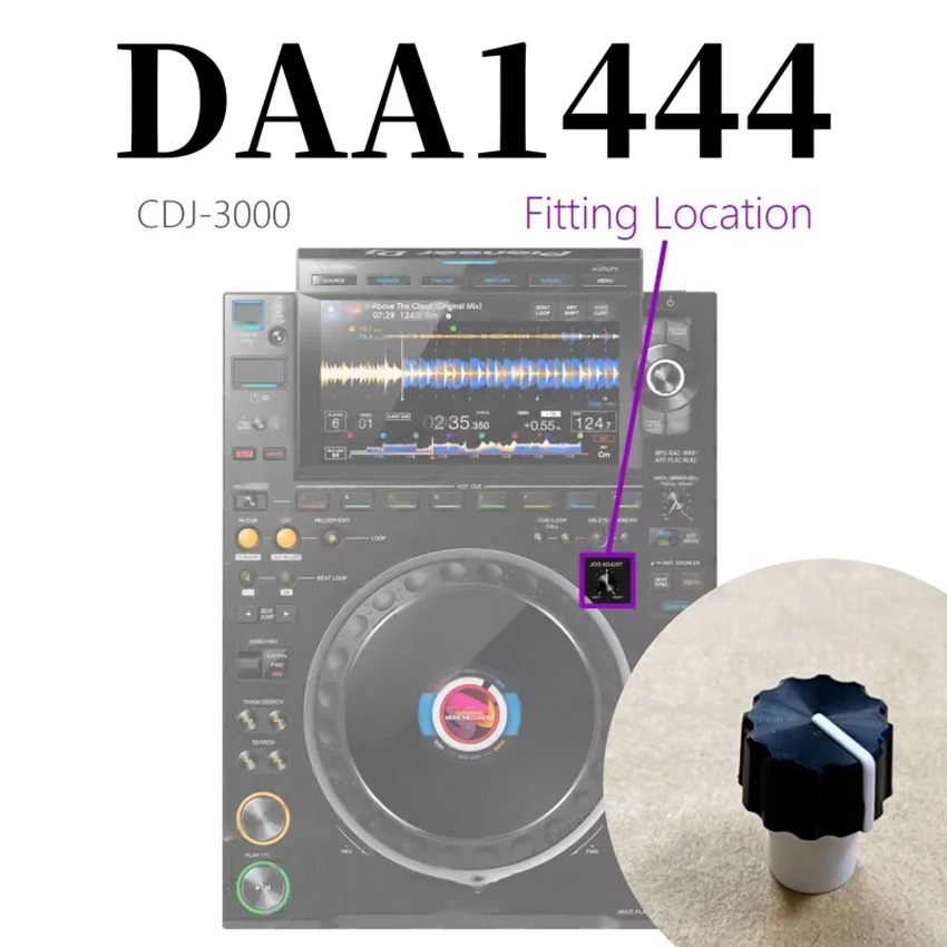 สําหรับ CDJ3000/XDJAZ Disc Player All-in-One JOG แผ่นเสียงปรับยืดหยุ่นหมวก DAA1444 อุปกรณ์เสริม
