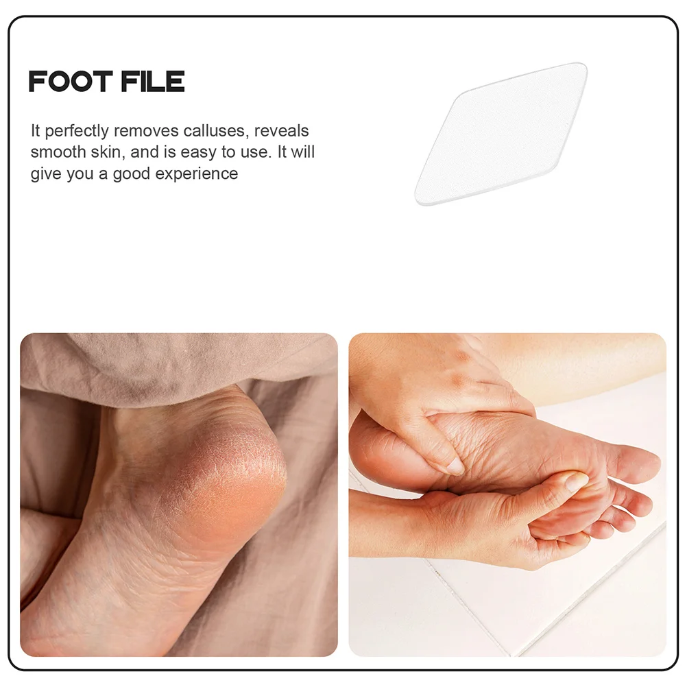 

2 шт. пилочка для ног для удаления омертвевшей кожи, стеклянная пилочка для удаления мозолей, легкий прочный инструмент для ухода за ногами, рашпиль для кожи, пилка для педикюра