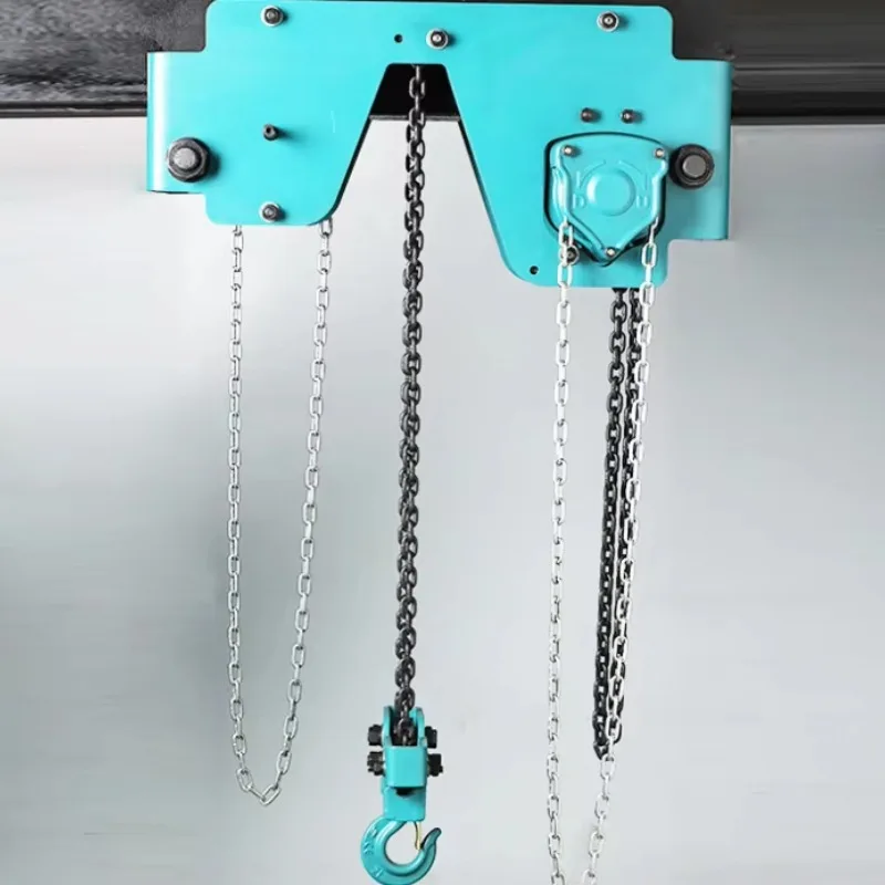 Low Headroom Double Chain Hand Hoist Manual Chain Lifting Hoist Heavy Duty Industrial Crane Lifting Handling Equipment Tool - view 5