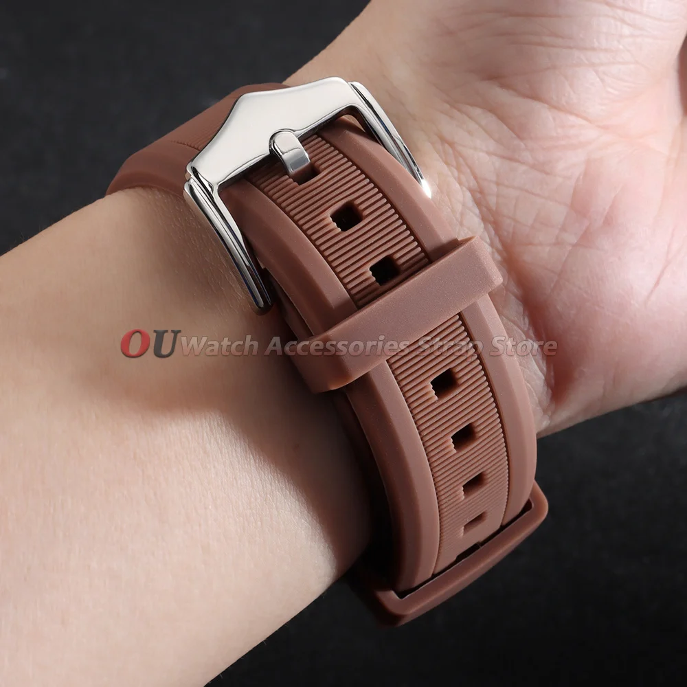 18mm 20mm 22mm 24mm 26mm Silicone Watch Band for Omega for Seiko Watch Strap Universal Men Women Waterproofing Rubber Wristband - view 4