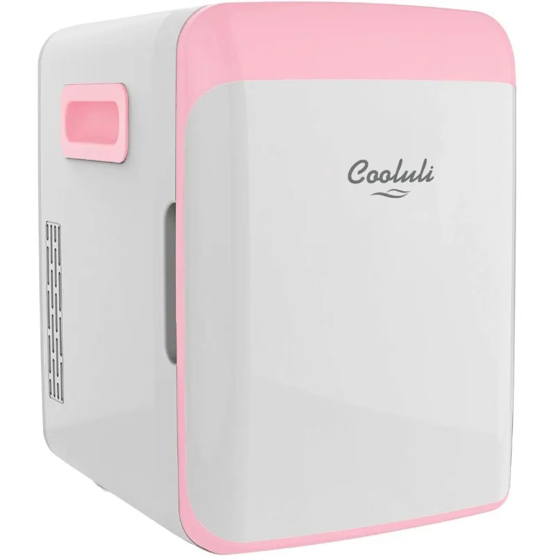 

Cooluli 10L Mini Fridge for Bedroom - Car, Office Desk & College Dorm Room - 12V Portable Cooler & Warmer for Food Drinks Beauty