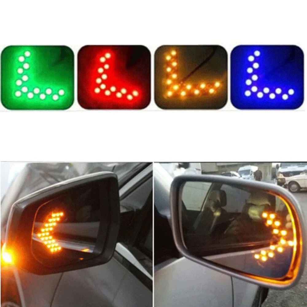 

2 шт. боковое зеркало автомобиля светодиодный указатель поворота 14 SMD автоаксессуары