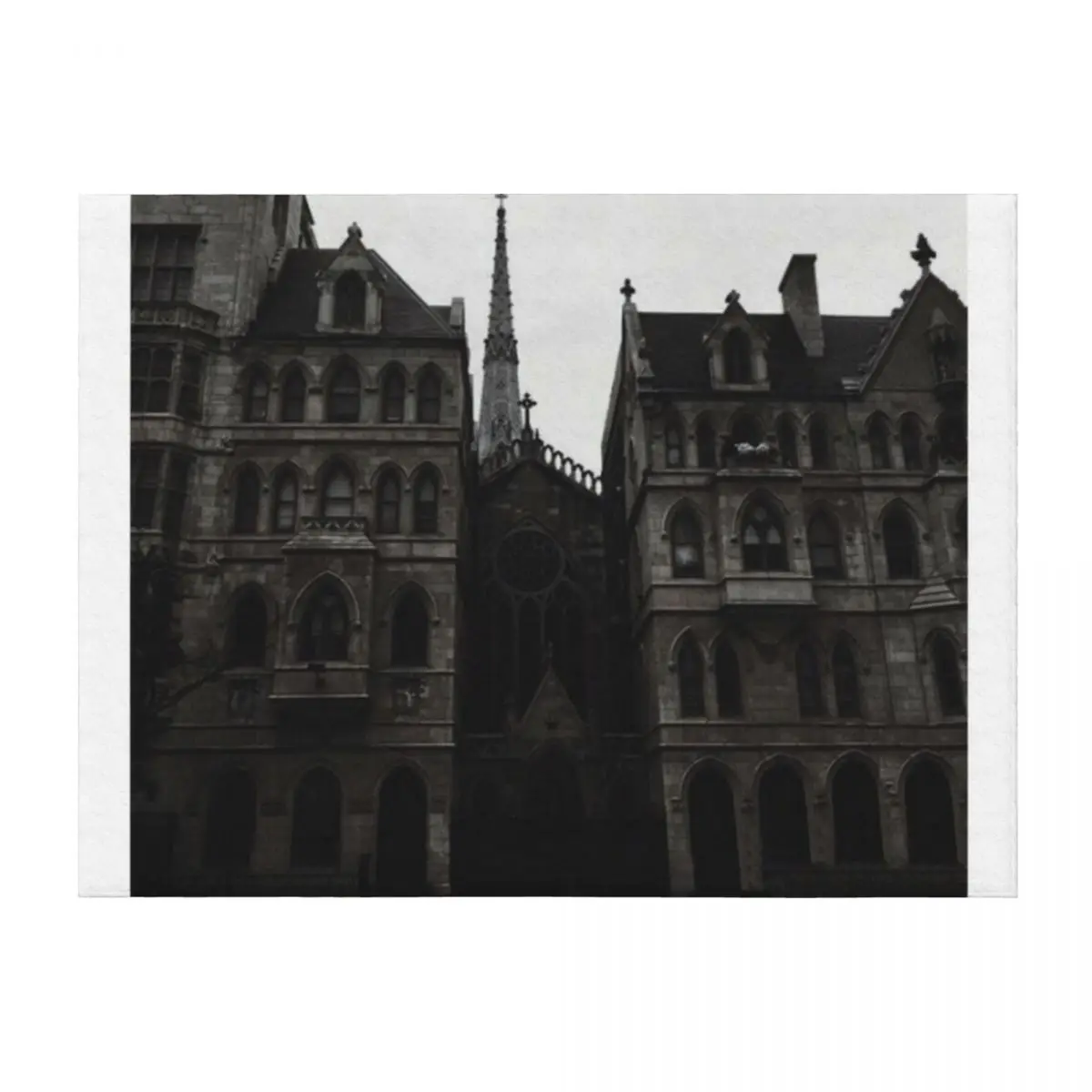 

Dark academia church Throw Blanket Hair Plush warm winter Designers Blankets