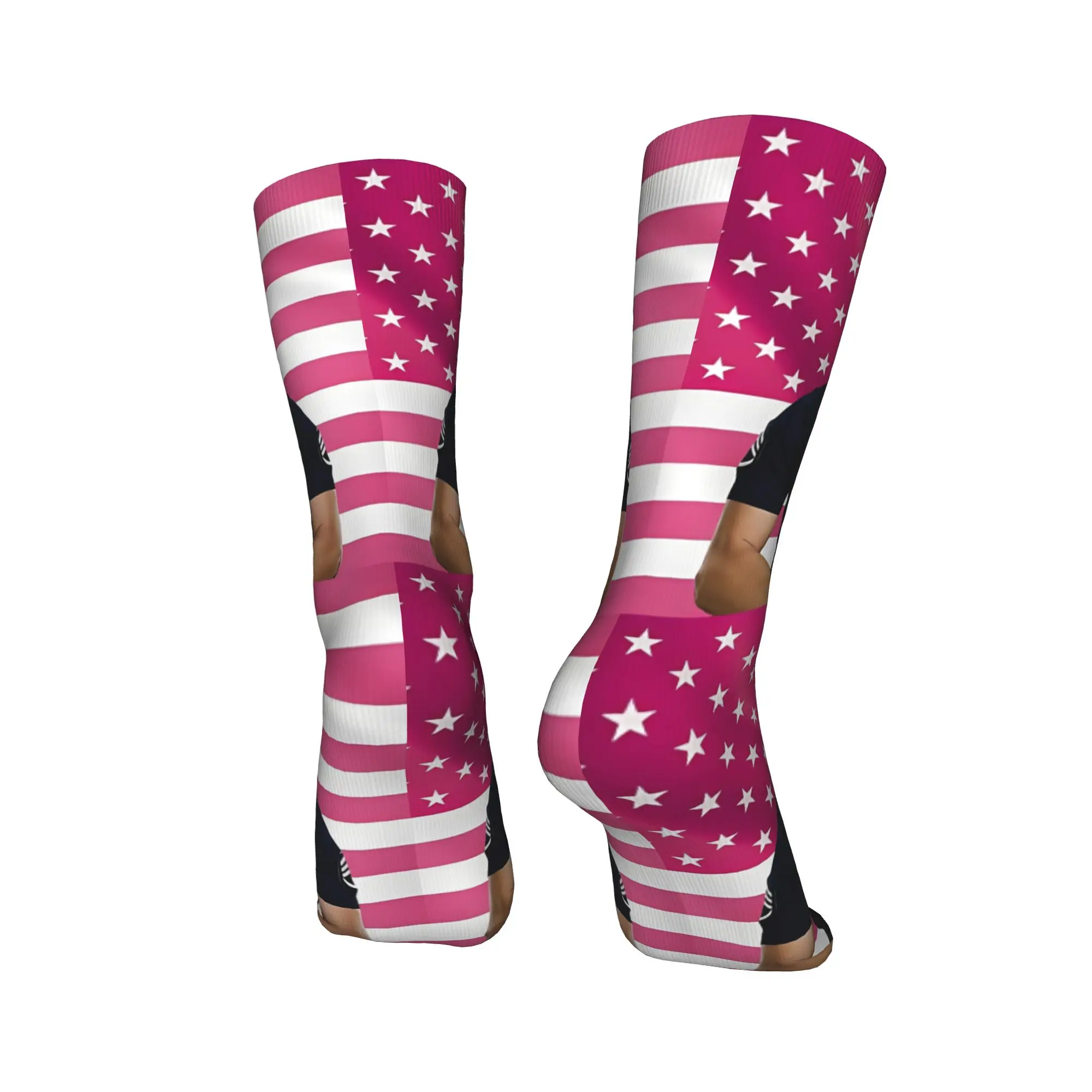 The Rookie TV Show 스타킹 남성 양말 중간 부드러운 현대 양말 가을 야외 스포츠 땀 방지 패턴 양말 생일 선물