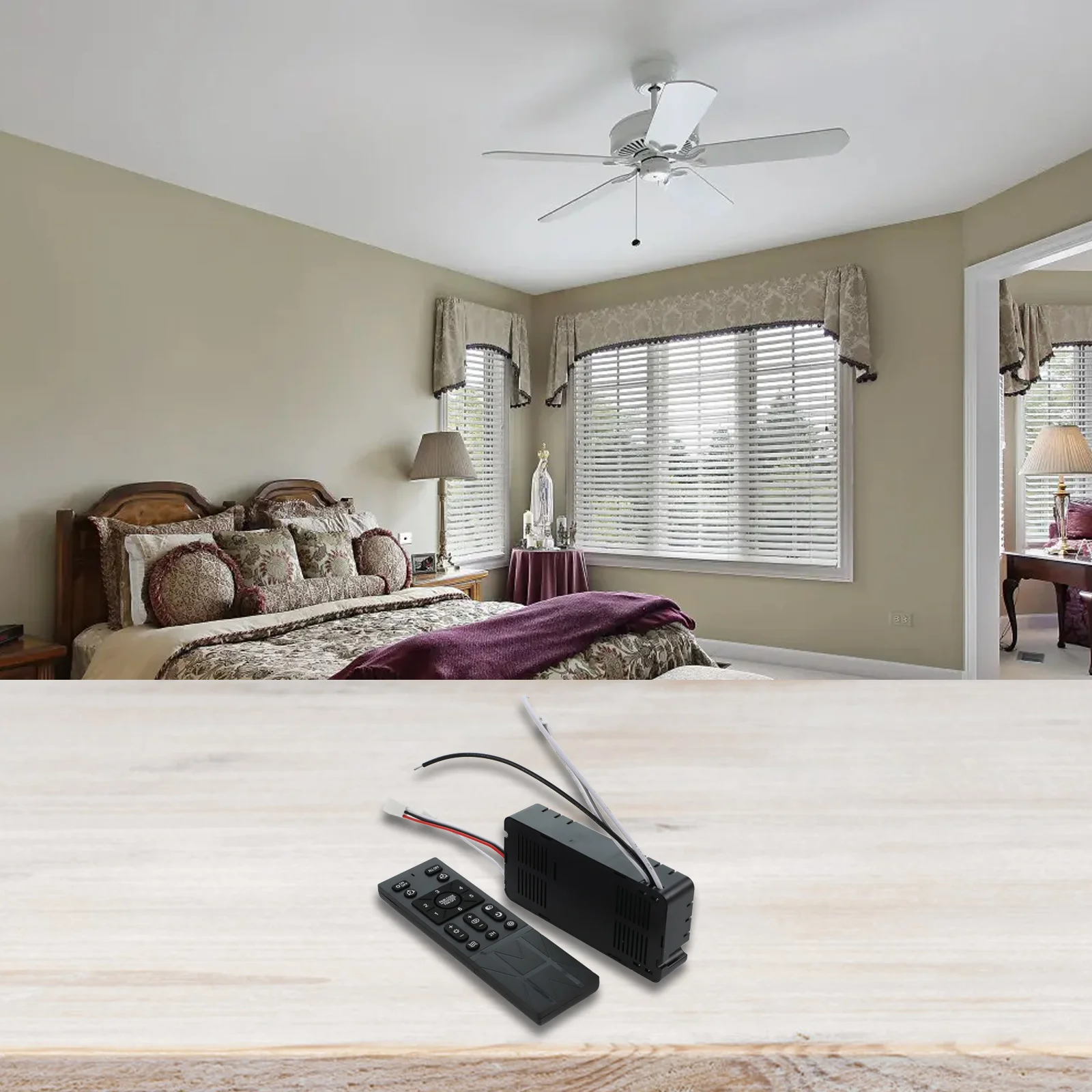 

Монитор батареи Дистанционное управление переменной скоростью Использование в помещении Удобный дизайн 6-скоростные настройки вентилятора Совместимость напряжения переменного тока