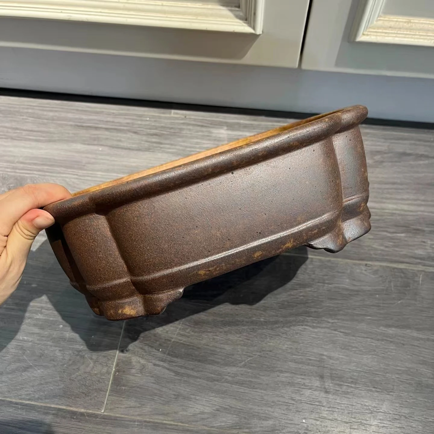 

Высококачественный высокотемпературный деревянный горшок для бонсай из глины Исин