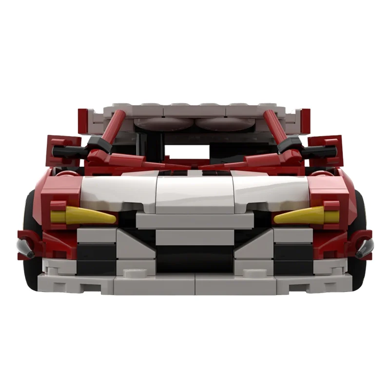 369-teiliger MOC McLaren 650S Marlboro City Champions Modellbausatz Konstruktionsspielzeug Weihnachtsgeschenke DIY Kreative Idee Bausteine