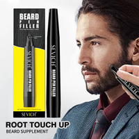 Beard Filler Pen Men Beard Pencil Filler Color Dye Pen Waterproof Moustache Coloring Pen Beard Filling Enhancer Shaping Tool