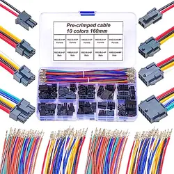 Molex 3.0mm Male & Female Extension Connector Kit Molex Micro-Fit 3.0 Dual Row 2 * 1/2/3/4/5/6Pin Housing(MX3.0-MF-160 Kit)