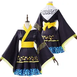 Anime Trafalgar Law Cosplay Fantasia Costume Dress Disguise for Adult Women Roleplay Outfits Halloween Party Clothes Suit