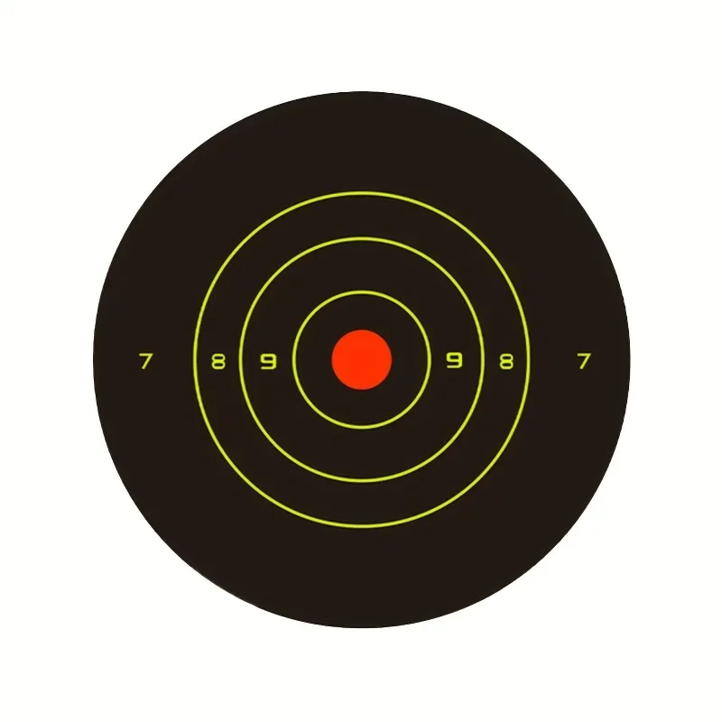 สติกเกอร์เป้าหมายยิงปืน 10-50 ชิ้น - แผ่นเป้าหมายสำหรับยิงธนูสำหรับการล่าสัตว์และการตั้งแคมป์, ของขวัญคริสต์มาสและฮาโลวีนที่เหมาะอย่างยิ่ง