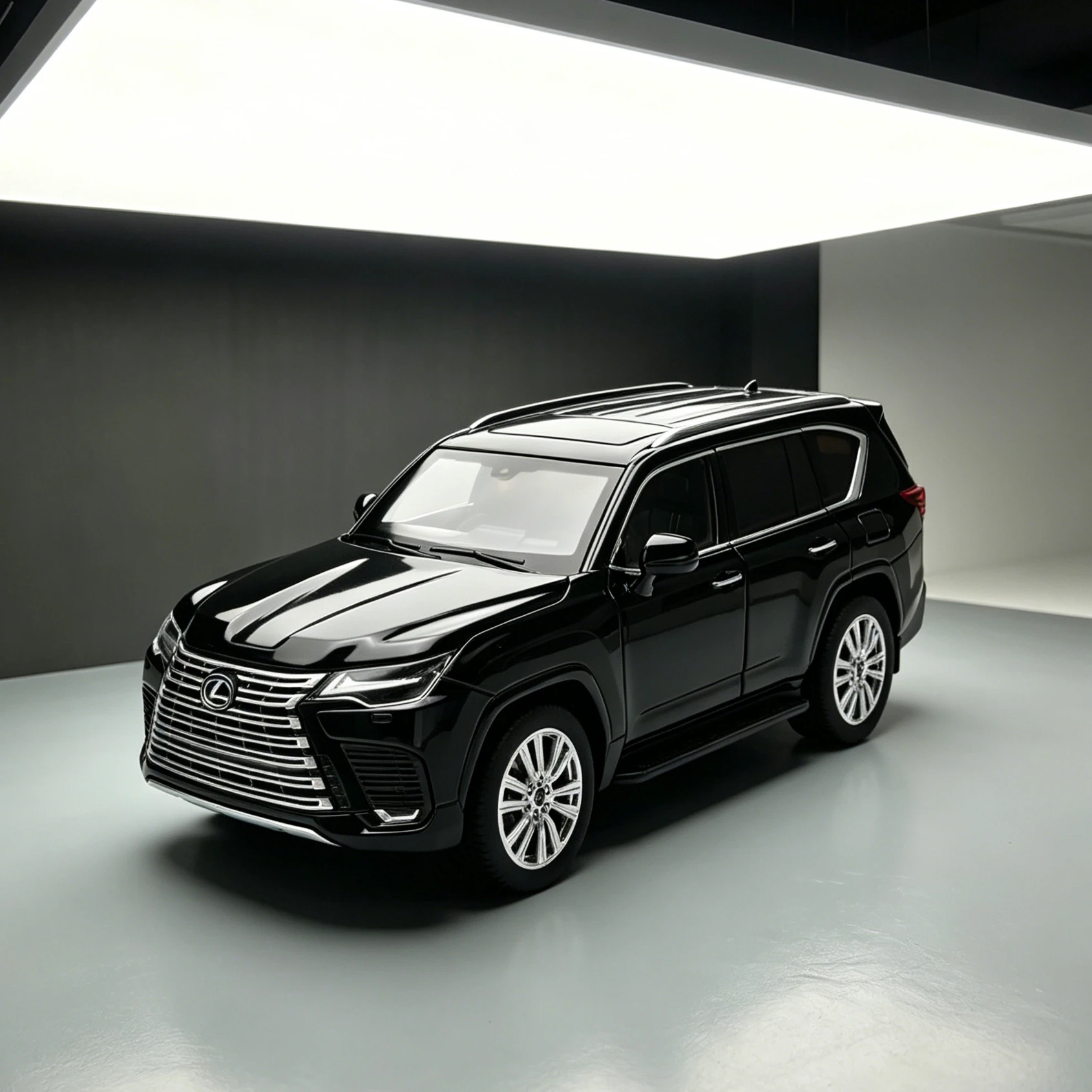 1:24 Lexus LX Alloy Off-Road SUV Car Model Diecast Toy Vehicle For Cross-Border Wholesale