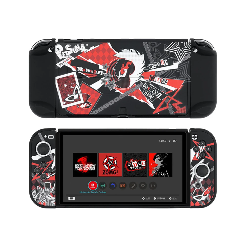 

Protective Case Compatible with Nintendo Switch OLED PC Hard Cover for Switch Full Housing Shell for Switch Controllers