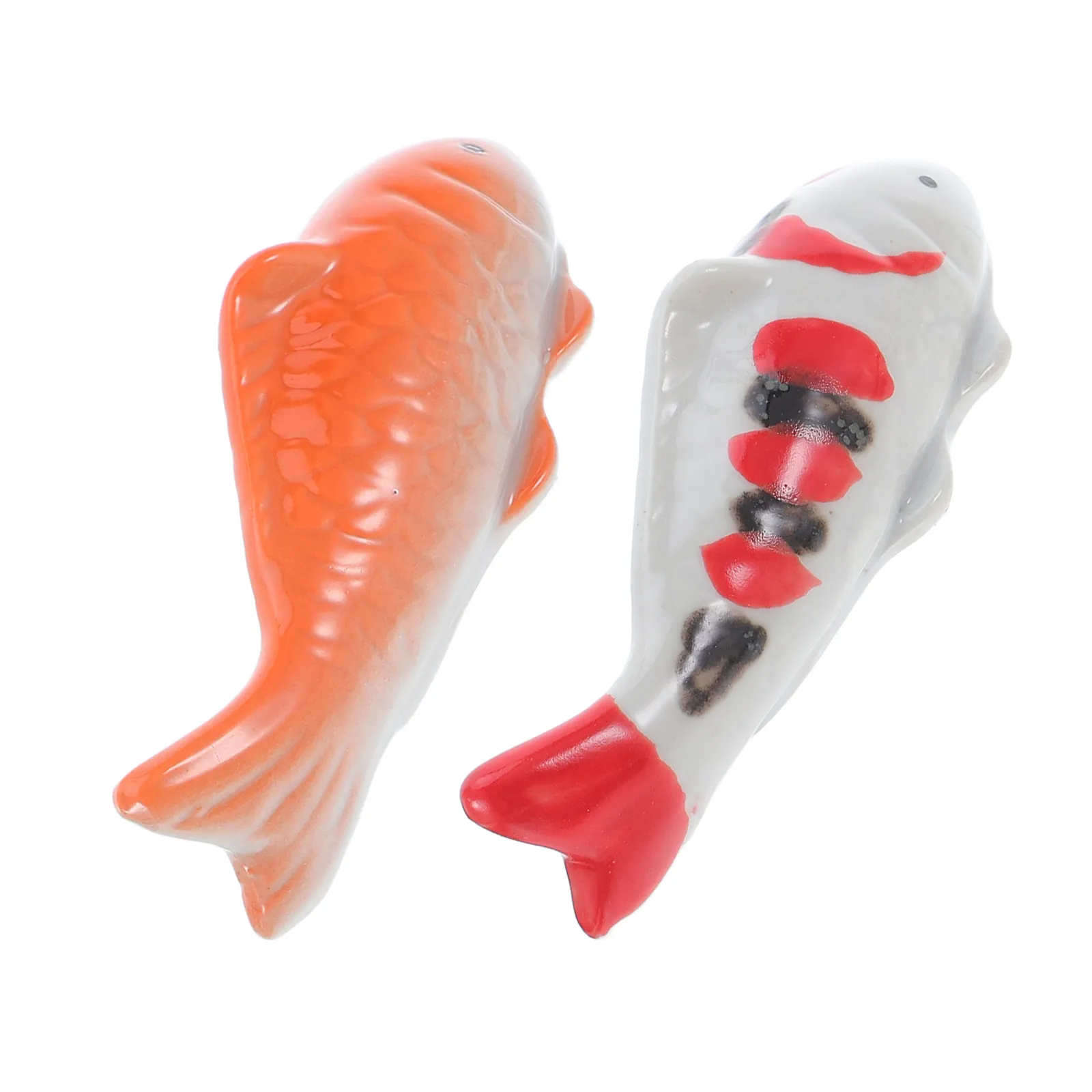 2 pièces, statue en céramique représentant des poissons koi flottants, décoration créative pour baignoire, bassin de jardin, aquarium, figurines de poissons pour aquarium.