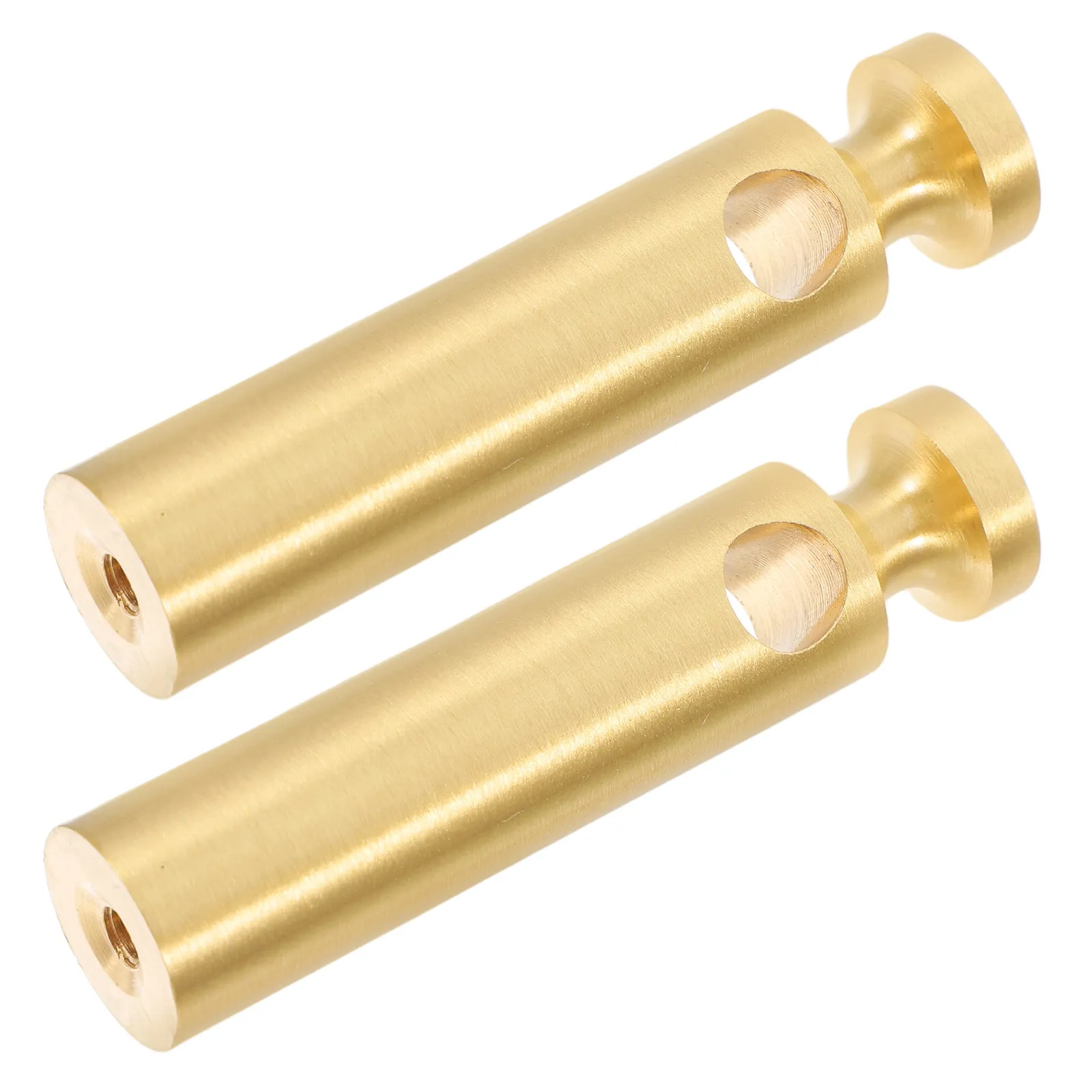 2Pcs Brass Guardrail Bar Connector Accessories Wine Cabinet Post Connector Corner Fittings Handrail Cable Railing Post Repair