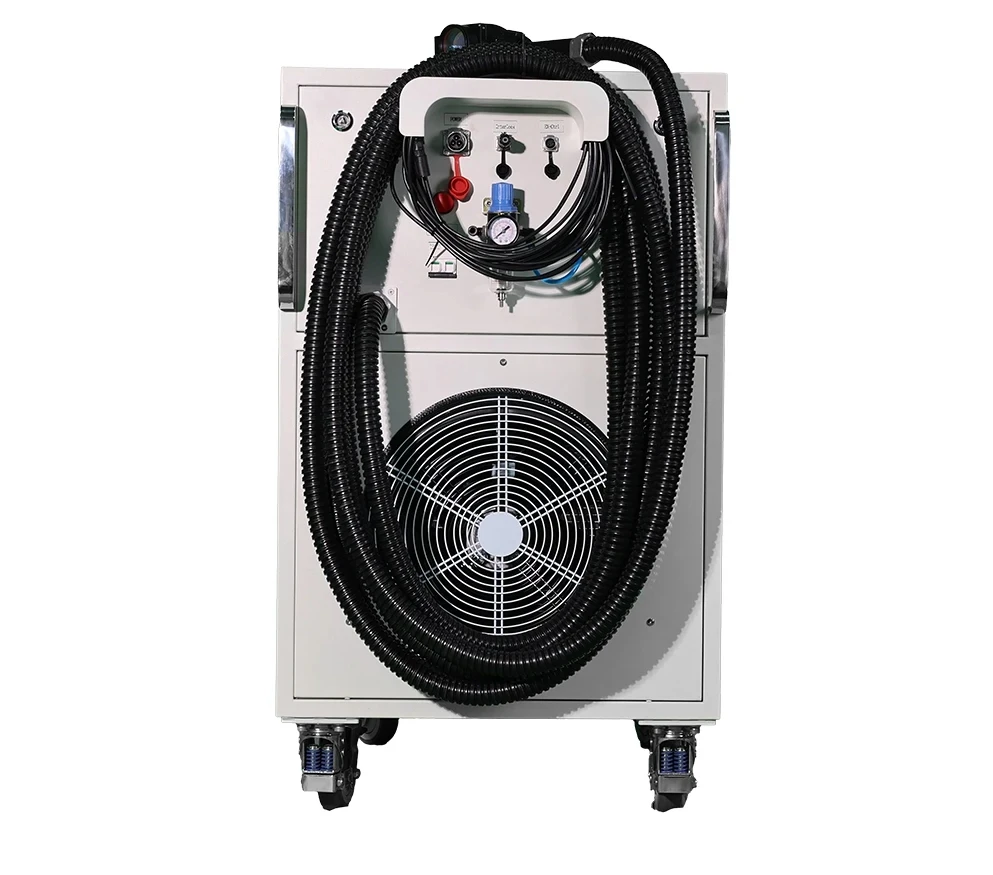 Dmk-pulse 300 W 12,5 mj Laserreinigungsmaschine Wasserkühlung für Rostentferner für Autolack, Metalloxid-Effizienz