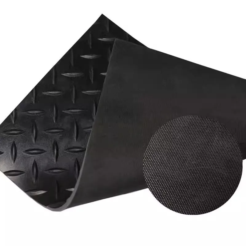 2025 Tappetini industriali Officina Pavimento protettivo Resistente riduzione del rumore Foglio di gomma con motivo a punti per monete