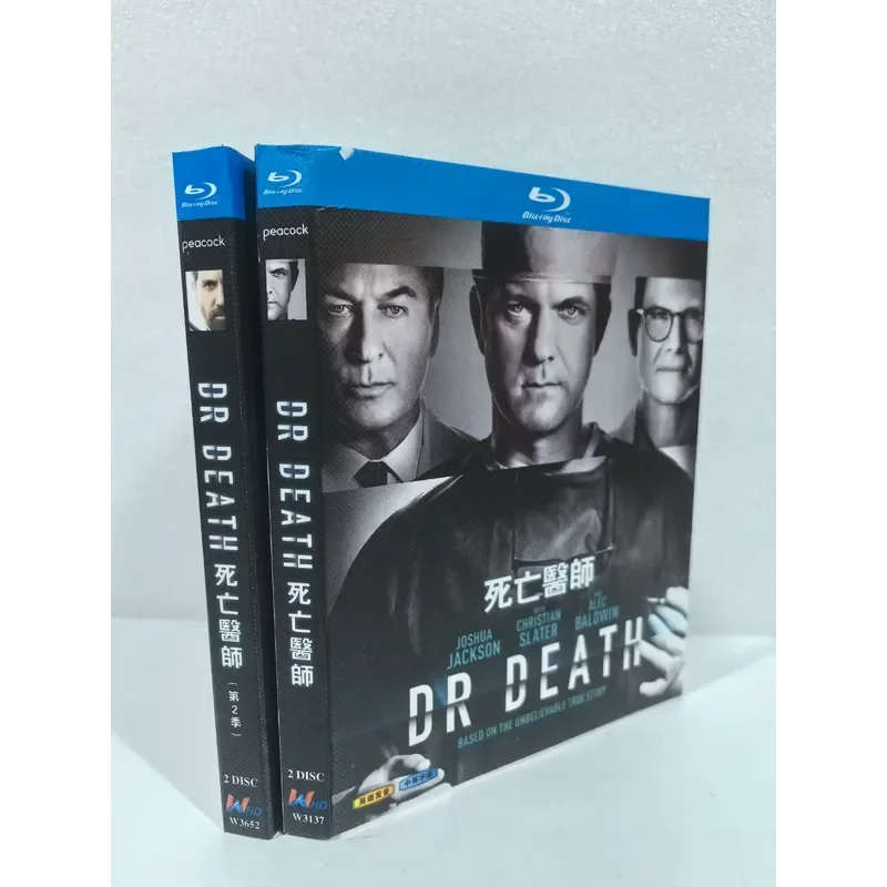 Brand New Unopened Blu-ray Set Including Doctor Death Season 1 and Season 2 Total of 2 Discs