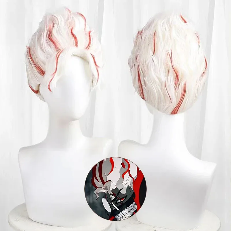 أزياء أنيمي Dandadan Ken Takakura Ken Okarun التأثيرية أزياء توربو الجدة ذات الرقبة العالية معطف واق من المطر أحمر أسود الزي شعر مستعار بدلة الحفلات